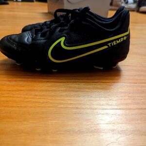 Nike Tiempo youth soccer spikes